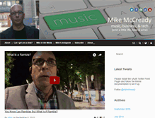 Tablet Screenshot of mikemccready.com